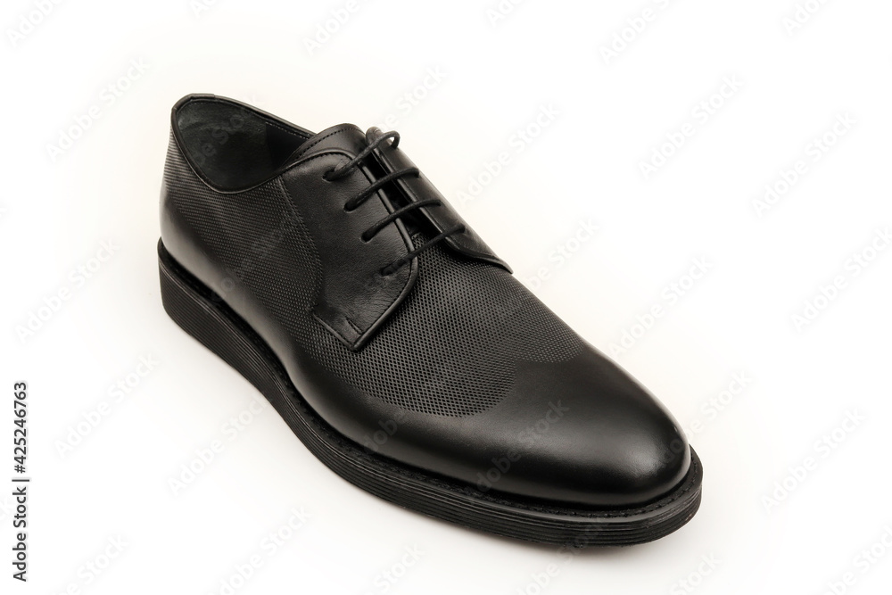 Elegant handmade leather black shoes Elegant handmade leather black shoes