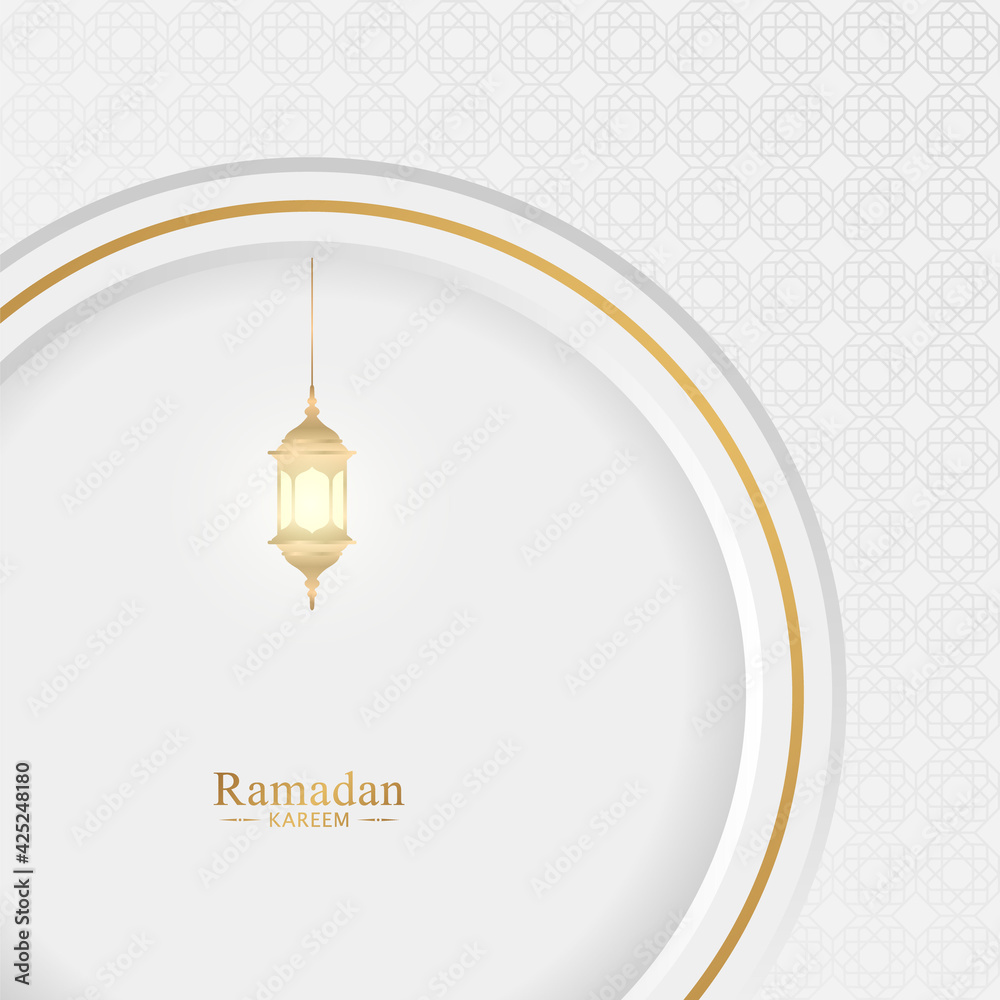 Modern Ramadan Kareem Background vector for banner and greeting card 