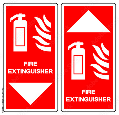 Fire Extinguisher Symbol Sign ,Vector Illustration, Isolate On White Background Label .EPS10