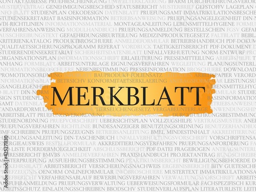 Merkblatt