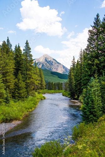 river in the mountains, Mt. Crested Butte