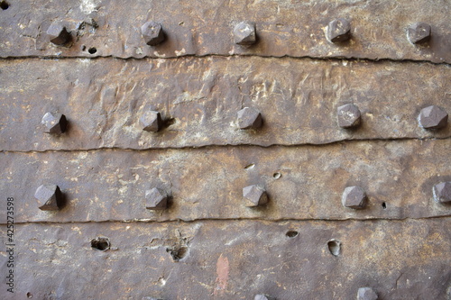 Historical rusted metal texture  