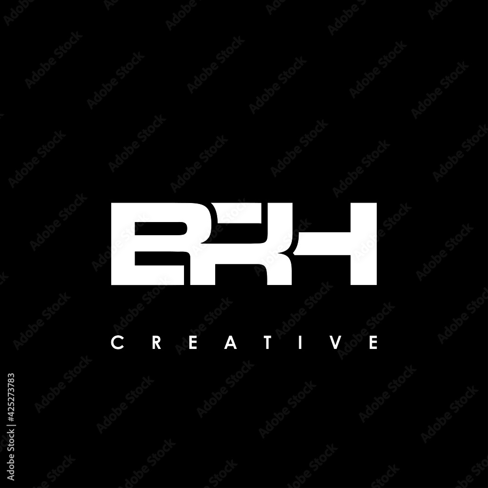 BRH Letter Initial Logo Design Template Vector Illustration BRH Letter Initial Logo Design Template Vector Illustration