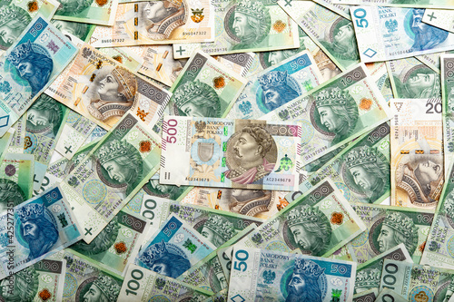 polish paper money or banknotes