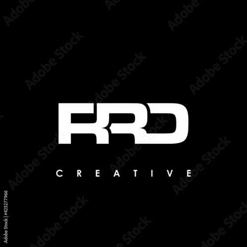 RRD Letter Initial Logo Design Template Vector Illustration photo