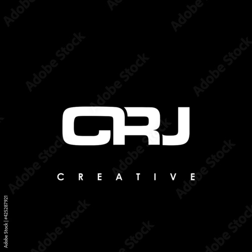 CRJ Letter Initial Logo Design Template Vector Illustration
