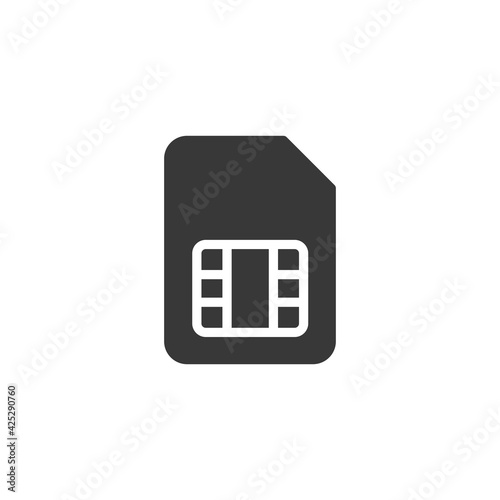 Sim Card icon. Electronics symbol modern, simple, vector, icon for website design, mobile app, ui. Vector Illustration