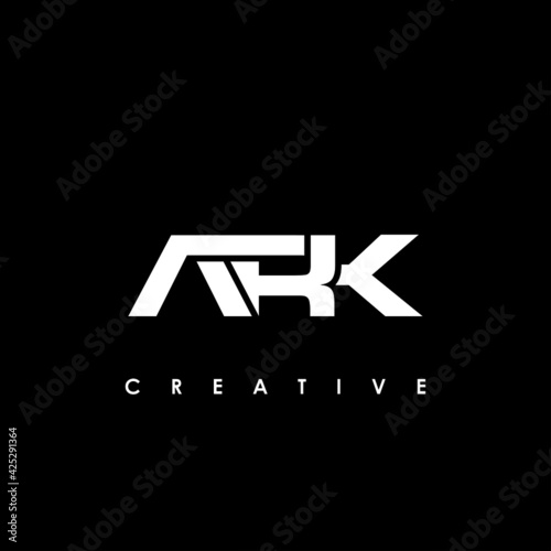 ARK Letter Initial Logo Design Template Vector Illustration