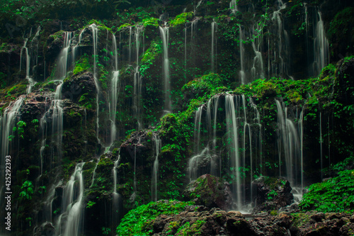 Beautiful view of Banyuwana waterfall