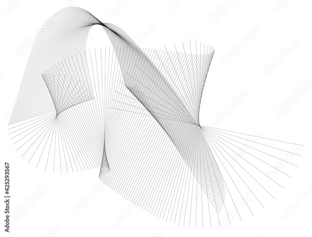 Abstract spiral black white design element on white background of twist lines. Vector Illustration eps 10 for elegant business card, print brochure, flyer, banners, cover book, label, fabric Abstract spiral black white design element on white background of twist lines. Vector Illustration eps 10 for elegant business card, print brochure, flyer, banners, cover book, label, fabric