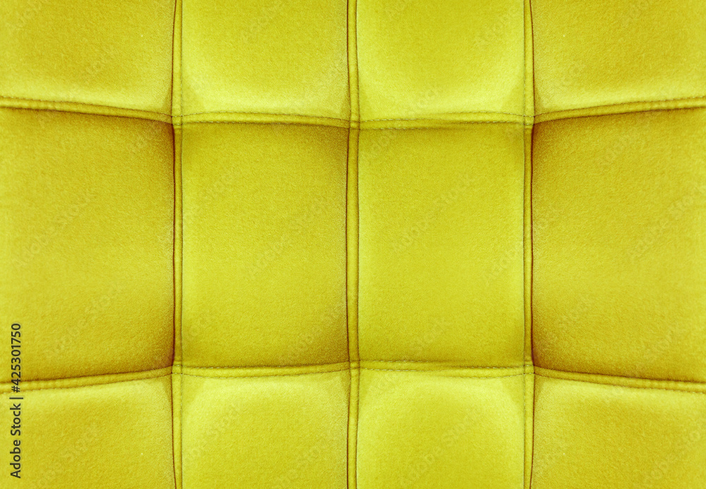 Yellow Velvet leather texture from sofa Yellow Velvet leather texture from sofa