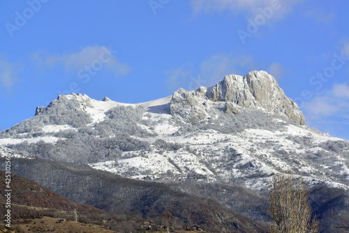 The harsh beauty of the Caucasus Mountains