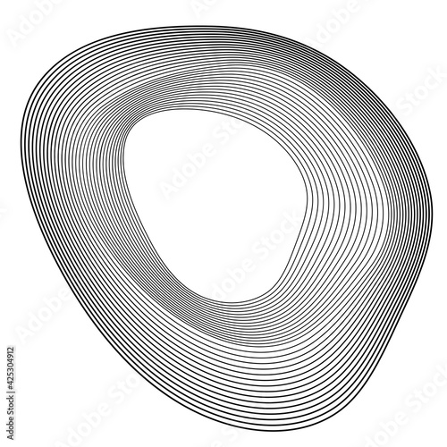 Design elements. Ring circle elegant frame border. Abstract Circular logo element on white background isolated. Creative art. Vector illustration EPS 10 digital for promotion new product