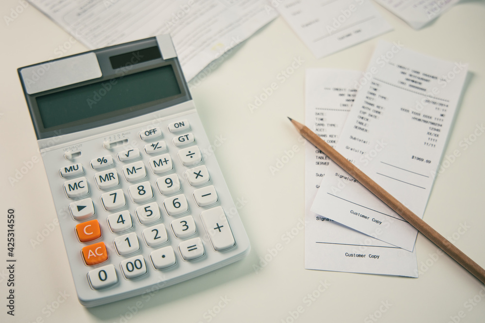 Calculator Bill of income expenditure finance. Calculator Bill of income expenditure finance.