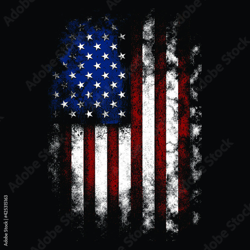 American distressed flag It can be used for Merchandise, digital printing, screen-printing or t-shirt etc.