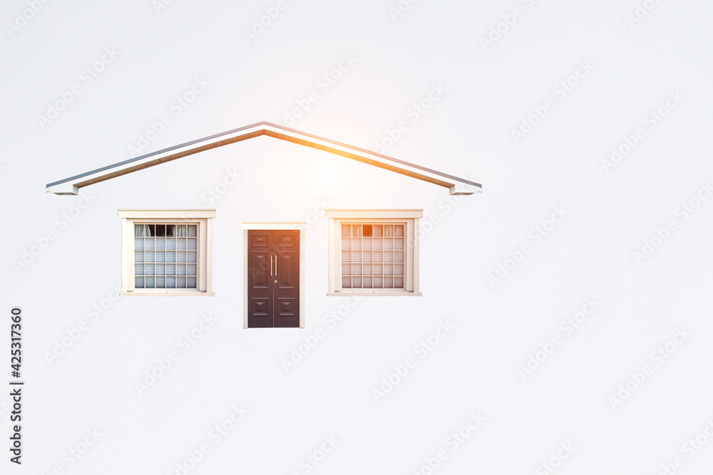 Real estate concept . Mixed media Real estate concept . Mixed media