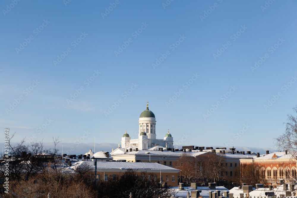 Panoramic view of Helsinki, Finland