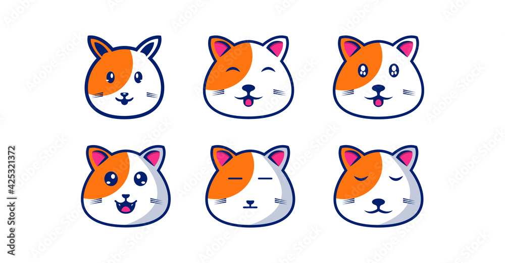 Cat Face Design Cat Face Design