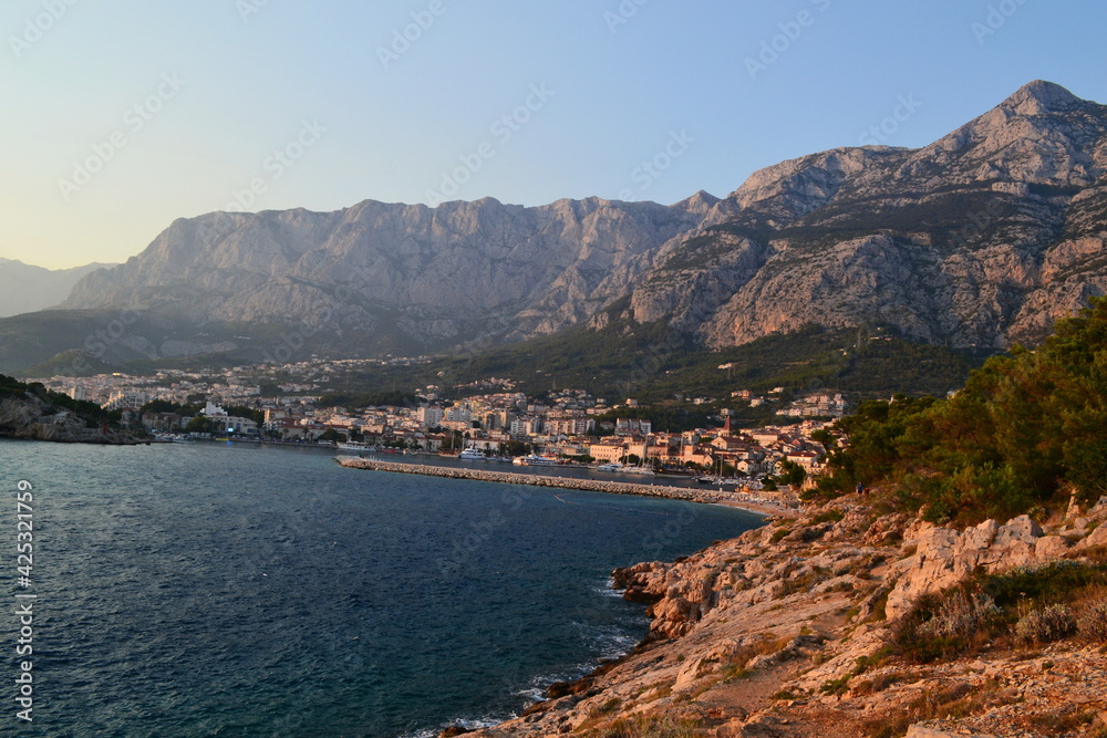 Chorwacja Makarska widok na góry