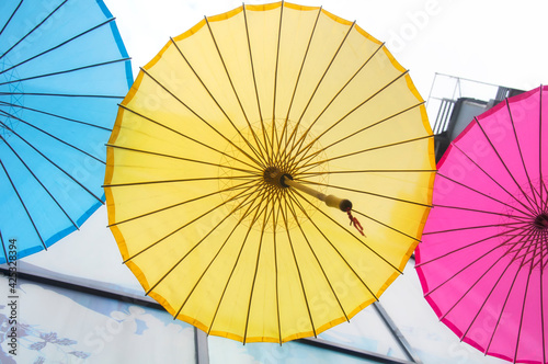 Photography chinese oil paper umbrellas tianzifang shanghai china