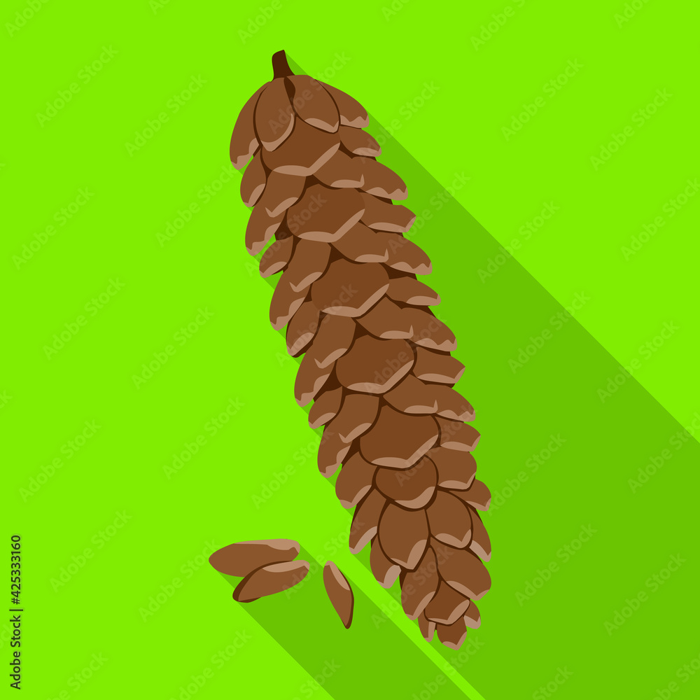 Pineof cone vector icon.Flat vector icon isolated on white background pine of cone. Pineof cone vector icon.Flat vector icon isolated on white background pine of cone.