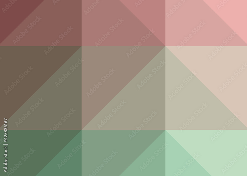 Abstract color Low-Polygones Generative Art background illustration