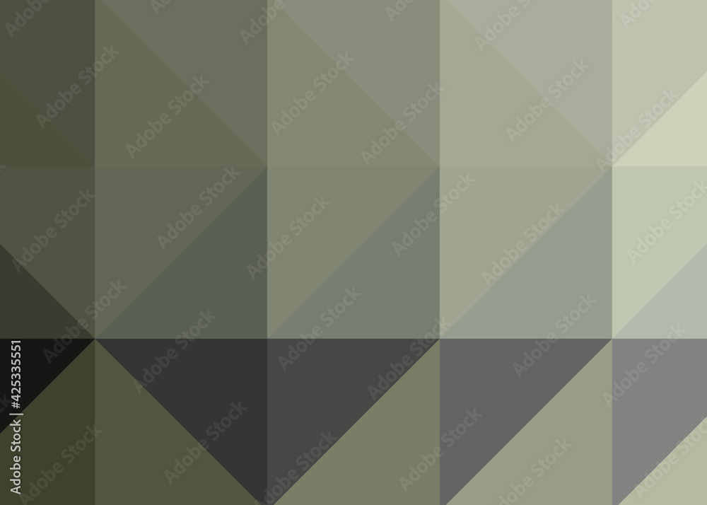 Fototapeta premium Abstract color Low-Polygones Generative Art background illustration