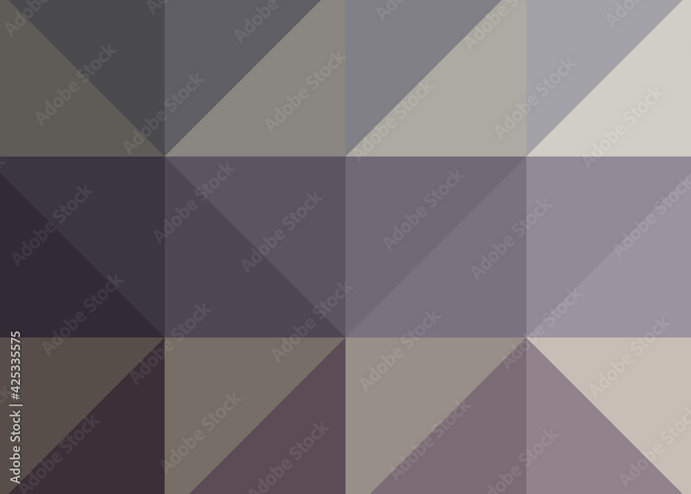 Obraz premium Abstract color Low-Polygones Generative Art background illustration