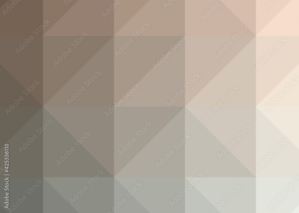 Fototapeta premium Abstract color Low-Polygones Generative Art background illustration