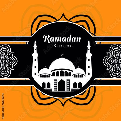 illustration of mosque