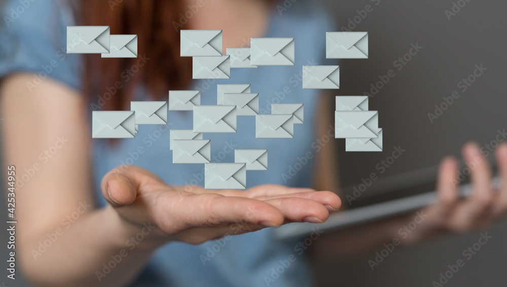 email marketing concept, send e-mail or newsletter. email marketing concept, send e-mail or newsletter.