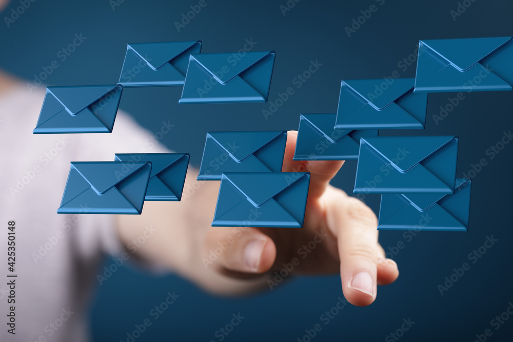 email marketing concept, send e-mail or newsletter. email marketing concept, send e-mail or newsletter.