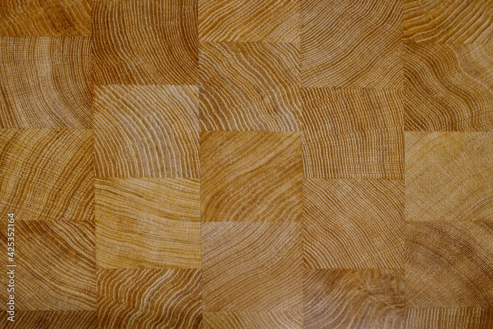 Obraz premium wooden parquet background texture. dark wood wall background, top view