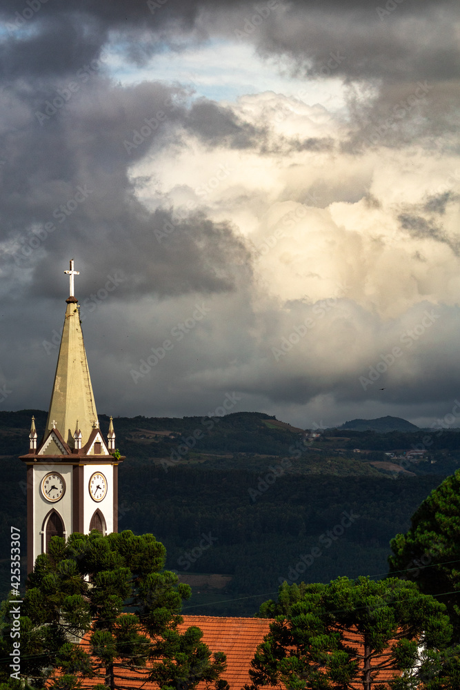 Fototapeta premium church in the mountains