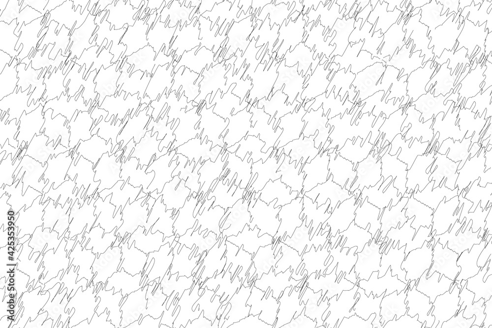 Fototapeta premium Grunge texture of chaotic hand drawn doodles