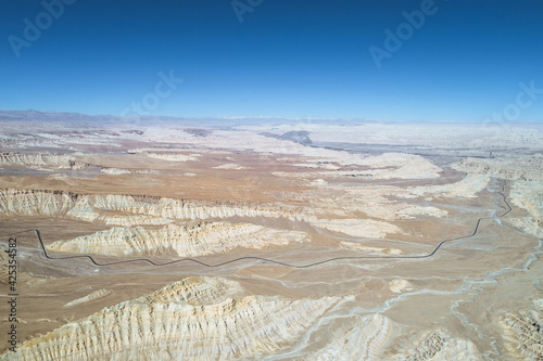 Aerial photography of Zanda soil forest natural scenery photo