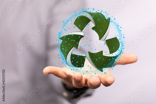 eco Concept of recycling - ...