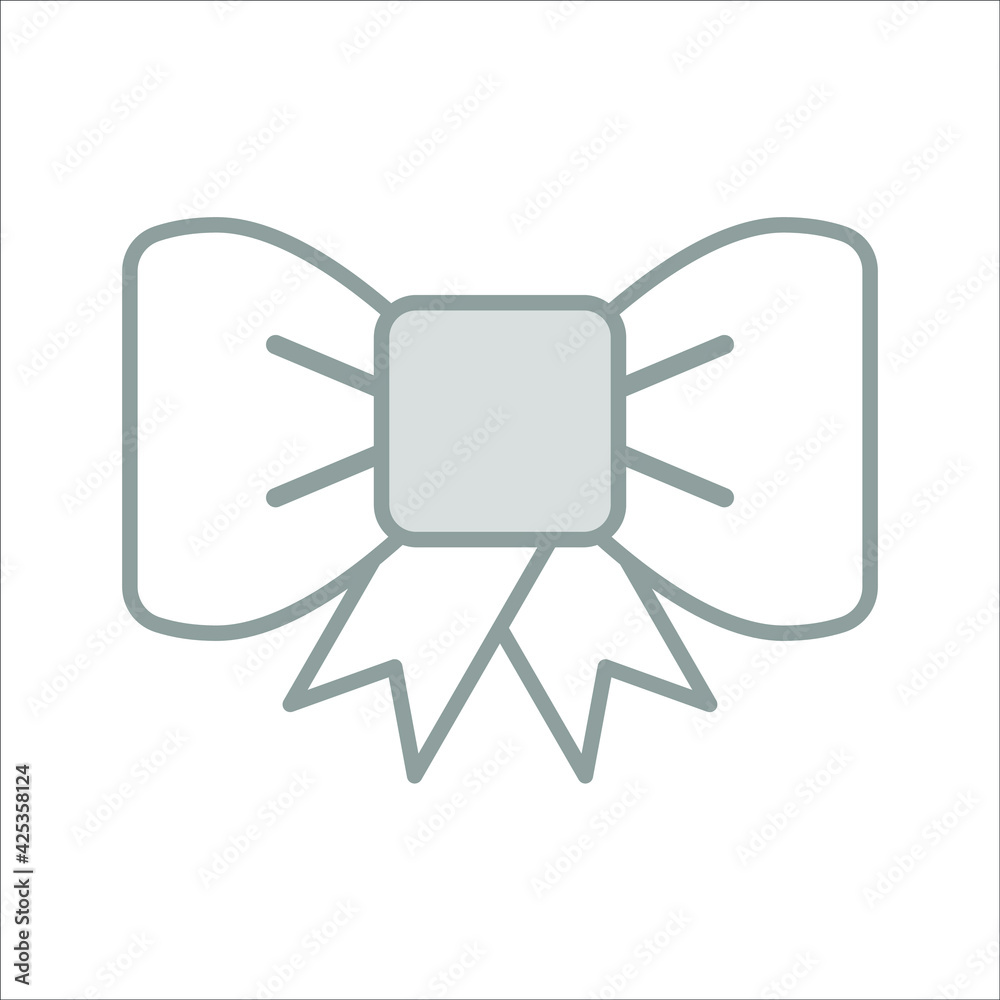 bow tie icon, modern style Christmas and New Year line icon, Isolated winter holiday symbols bow tie icon, modern style Christmas and New Year line icon, Isolated winter holiday symbols