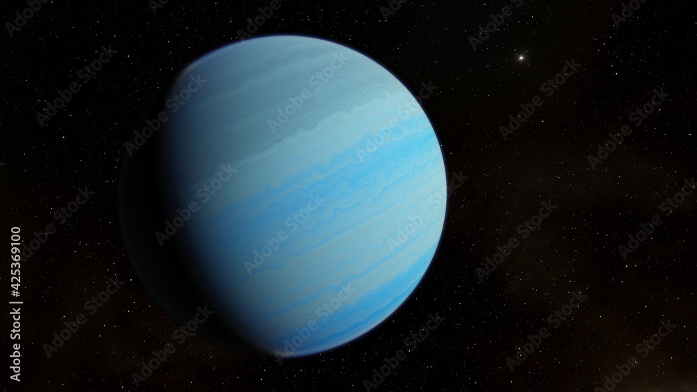 planet suitable for colonization, earth-like planet in far space, planets background 3d render planet suitable for colonization, earth-like planet in far space, planets background 3d render