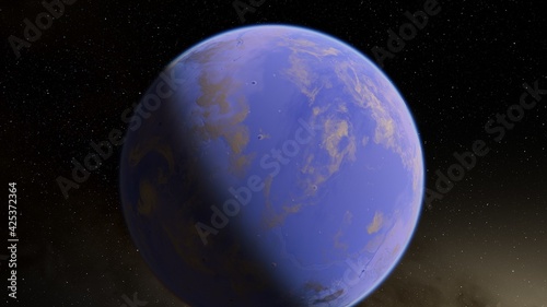 Billions of galaxy in the universe Cosmic art background 3d render
