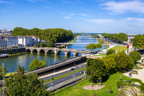 Pont de Verdun, a bridge across the Maine river in Angers, France