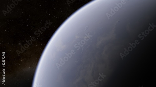 Billions of galaxy in the universe Cosmic art background 3d render