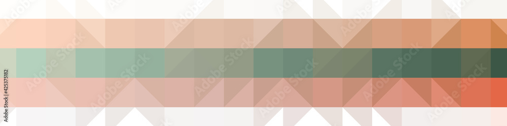 Fototapeta premium Abstract color Low-Polygones Generative Art background illustration