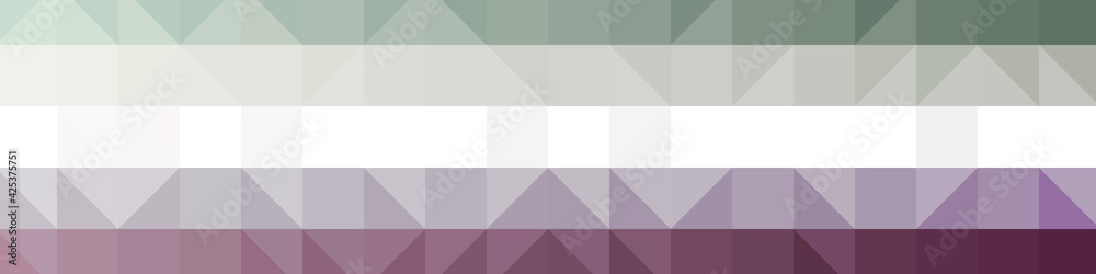 Fototapeta premium Abstract color Low-Polygones Generative Art background illustration