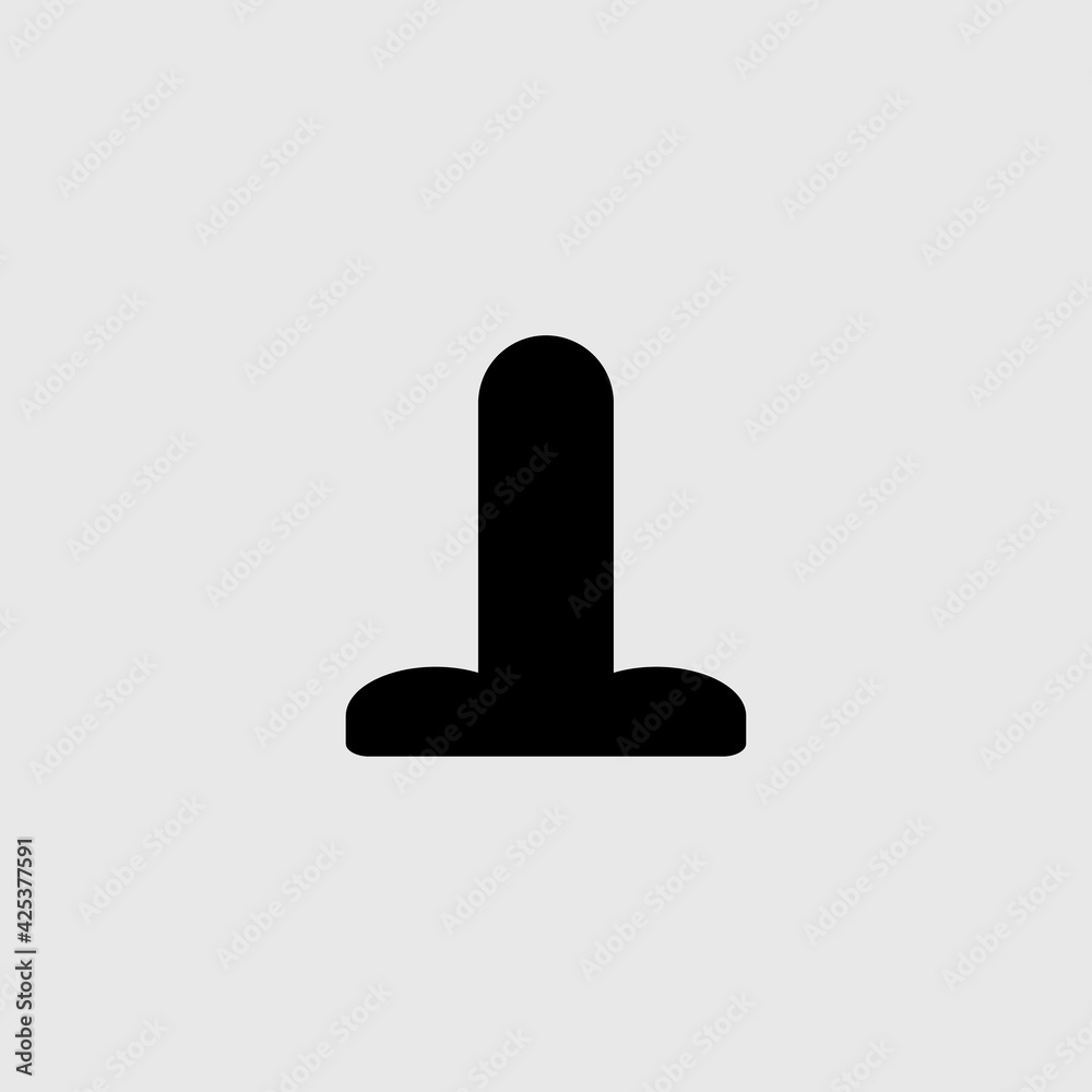 Penis flat icon. Simple style sexual organ symbol. Logo design element. T-shirt printing. Vector for sticker. Penis flat icon. Simple style sexual organ symbol. Logo design element. T-shirt printing. Vector for sticker.