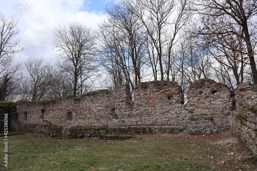 old castle called Haltenberg near Scheuering, Bavaria, Germany photo