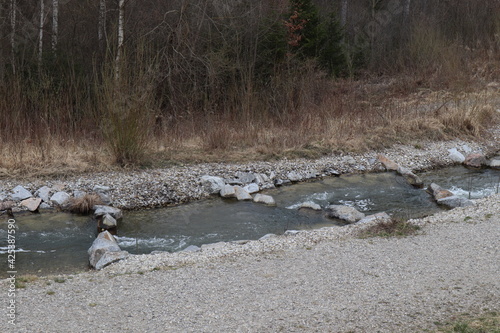 fish ladder near Kaufering, Lech, Bavaria, Germany photo