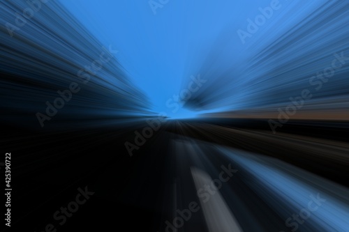 blurred background when driving fast