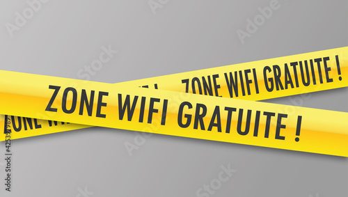 Logo zone wifi gratuite.