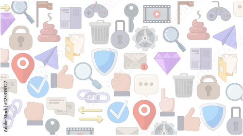 web vector flat background.. computer vector flat background.